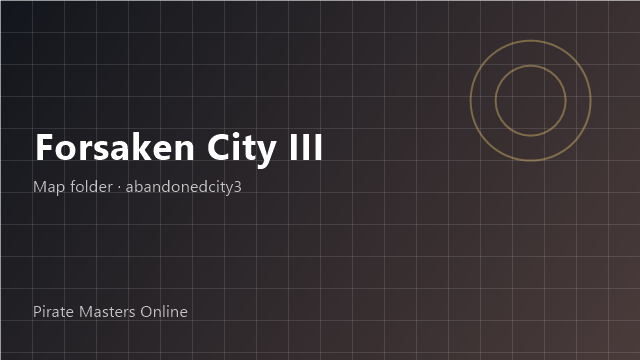 Forsaken City III map